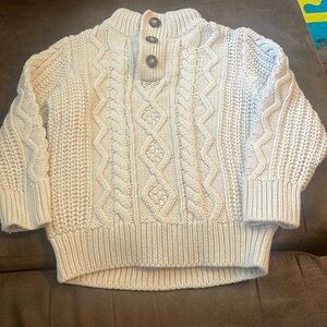 Toddler boy pull over sweater